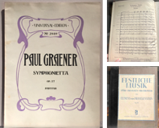 Conductor's Score Sammlung erstellt von Adam Bosze Music Antiquarian