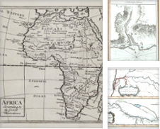 Africa Original Antique Maps de Lindisfarne Prints