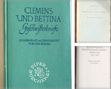170 belletristik & biographien Briefe Sammlung erstellt von Baues Verlag Rainer Baues