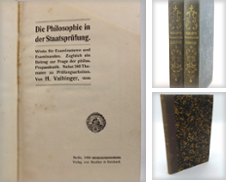 Allgemeine Philosophie Curated by Antiquariat Bücherwurm