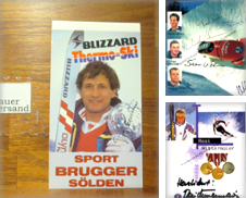 10 Autogramme Wintersport Sammlung erstellt von Wimbauer Buchversand