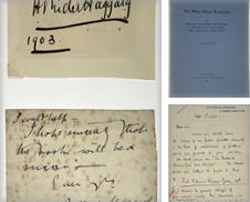 Autographs Sammlung erstellt von InkQ Rare Books, LLC