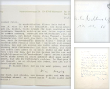 Autographen, Signiertes und Widmungen Sammlung erstellt von Querschnitt Antiquariat