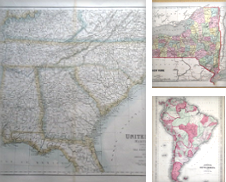 Americas Original Antique Maps of North, South & Central America de Lindisfarne Prints